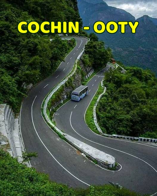 Cochin to Ooty Tour Packages