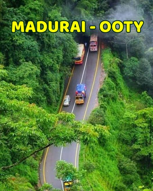 Madurai to Ooty Tour Packages