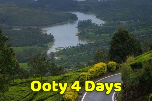 Bangalore to Ooty Sightseeing Tour for 3 Night 4 Days