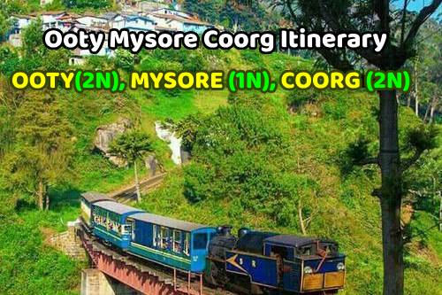 Ooty Mysore Coorg Tour Package